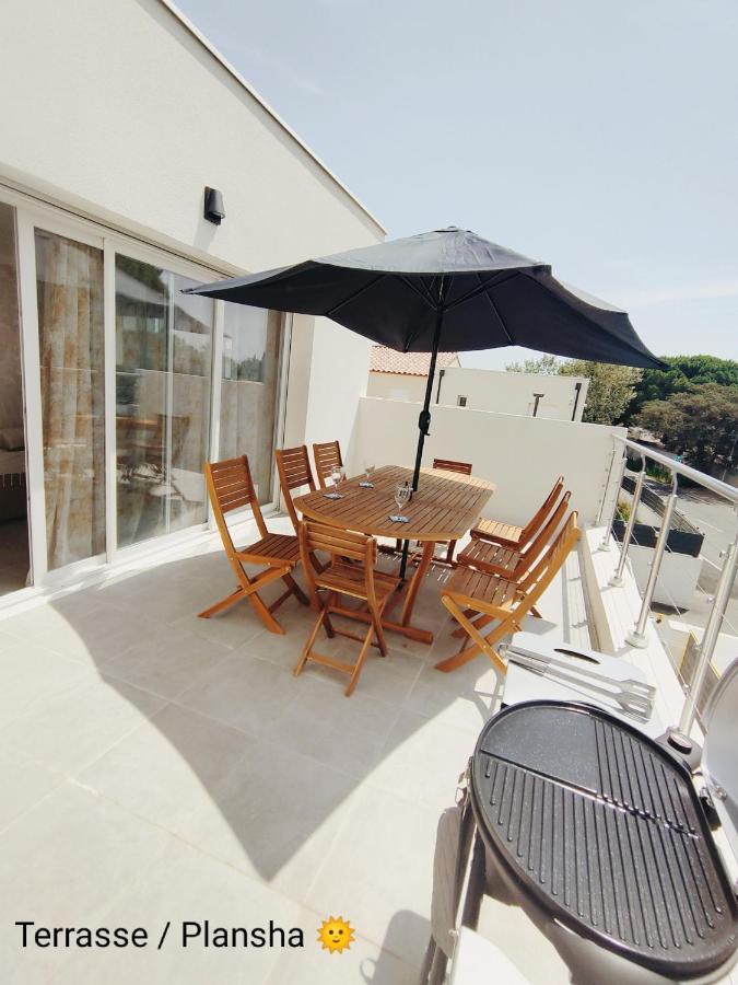 La Villa Yucca Vias Plage - 300M Plage Et Centre ภายนอก รูปภาพ
